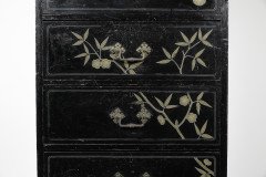 Daniel Cottier a Rare and Early Anglo- Japanese Ebonized Tall Chest of Drawers - Thumbnail 9