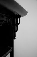 Heals, attributed. An Anglo-Japanese Ebonized Side Cabinet with Japanese Fretwork - Thumbnail 20