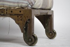 Leonard William Collmann, an Exhibition Quality Gothic Revival Oak Chaise Lounge - Thumbnail 9