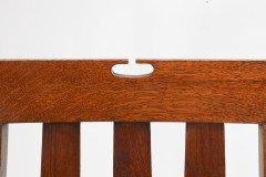 Two Glasgow Style Arts & Crafts Oak Armchairs & a Single Matching Dining Chair - Thumbnail 45