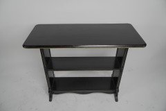 Dr C. Dresser, Style Of, Aesthetic Movement Carved, Gilded & Ebonized Side Table - Thumbnail 4