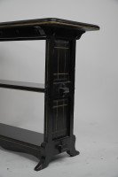 Dr. C. Dresser, Style Of, Aesthetic Movement Carved, Gilded & Ebonized Side Table - Thumbnail 7