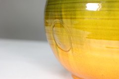 Bretby. a Large English Arts and Crafts Planter with Green Fading to Yellow Body - Thumbnail 5