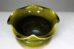 Bretby. a Large English Arts and Crafts Planter with Green Fading to Yellow Body - Thumbnail 7