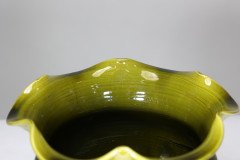 Bretby. a Large English Arts and Crafts Planter with Green Fading to Yellow Body - Thumbnail 10