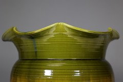Bretby. a Large English Arts and Crafts Planter with Green Fading to Yellow Body - Thumbnail 11