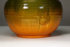 Bretby. a Large English Arts and Crafts Planter with Green Fading to Yellow Body - Thumbnail 12