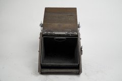 Dr C Dresser Attri, Aesthetic Movement Walnut Coal Scuttle with Stylized Mounts - Thumbnail 7