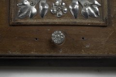 Dr C Dresser Attri, Aesthetic Movement Walnut Coal Scuttle with Stylized Mounts - Thumbnail 11