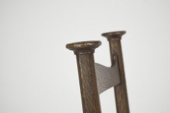 Liberty & Co. Style of Cfa Voysey. a Pair of Oak Rush Seat Ladderback Armchairs - Thumbnail 38