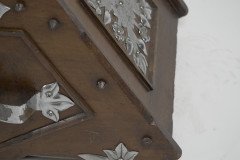 Dr C Dresser Attri, Aesthetic Movement Walnut Coal Scuttle with Stylized Mounts - Thumbnail 17
