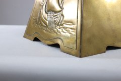 Margaret Gilmour, Attr. an Arts & Crafts Brass Planter Depicting a Galleon - Thumbnail 12