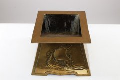 Margaret Gilmour, Attr. an Arts & Crafts Brass Planter Depicting a Galleon - Thumbnail 13