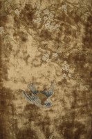 Bruce Talbert An Aesthetic Movement Three-Fold Screen with Birds Amongst Blossom - Thumbnail 13