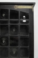 Glasgow School Green Stained Cypress Wood, Glazed Bookcase Mackintosh Attributed - Thumbnail 4