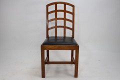 Ambrose Heal for Heal's. An Arts and Crafts Oak Lattice Back Desk Chair - Thumbnail 2