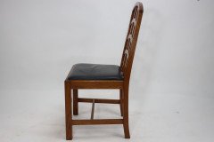 Ambrose Heal for Heal's. An Arts and Crafts Oak Lattice Back Desk Chair - Thumbnail 3
