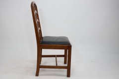 Ambrose Heal for Heal's. An Arts and Crafts Oak Lattice Back Desk Chair - Thumbnail 4