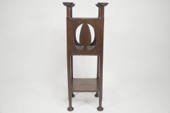 William James Neatby Attr an Arts & Crafts Glasgow Style Mahogany Plant Stand - Thumbnail 3