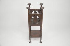 William James Neatby Attr an Arts & Crafts Glasgow Style Mahogany Plant Stand - Thumbnail 5