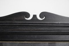 An Aesthetic Movement Part Ebonized Side Cabinet with Carved and Gilt Sunflower Florets - Thumbnail 14
