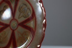 W. H. Grindley Arts & Crafts Hand-Painted Decorative Lustre Plate - Thumbnail 6