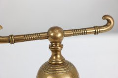 Christopher Dresser for Benham & Froud – Aesthetic Movement Brass Fire Dogs - Thumbnail 12