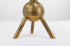 Dr Christopher Dresser for Benham and Froud. a Pair of Brass Fire Dogs - Thumbnail 16