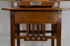 W Mf. a Stunning Rare Cutlery Service for 12 Persons in Original Stylised Secessionist Oak Cabinet - Thumbnail 14