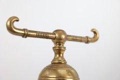 Christopher Dresser for Benham & Froud – Aesthetic Movement Brass Fire Dogs - Thumbnail 17
