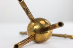 Christopher Dresser for Benham & Froud – Aesthetic Movement Brass Fire Dogs - Thumbnail 18