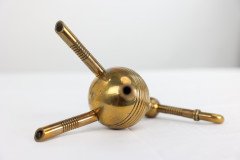 Christopher Dresser for Benham & Froud – Aesthetic Movement Brass Fire Dogs - Thumbnail 19