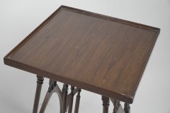 M. H. Baillie Scott for the Guild of Handicraft a Rosewood & Mahogany Side Table - Thumbnail 5