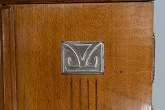 W Mf. a Stunning Rare Cutlery Service for 12 Persons in Original Stylised Secessionist Oak Cabinet - Thumbnail 25