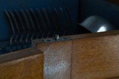 W Mf. a Stunning Rare Cutlery Service for 12 Persons in Original Stylised Secessionist Oak Cabinet - Thumbnail 34
