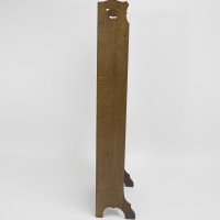 Liberty and Co. a Slim Arts and Crafts Oak Bookcase with Stylized Floral Cut-outs - Thumbnail 2