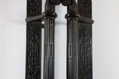 Dr C Dresser, Made by Kenrick & Sons. a Pair of Arts & Crafts Aesthetic Cast Iron Door Handles - Thumbnail 4