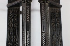 Dr C Dresser, Made by Kenrick & Sons. a Pair of Arts & Crafts Aesthetic Cast Iron Door Handles - Thumbnail 6