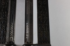Dr C. Dresser for Kenrick & Sons – Pair of Aesthetic Movement Cast Iron Handles - Thumbnail 8