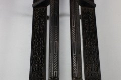 Dr C Dresser, Made by Kenrick & Sons. a Pair of Arts & Crafts Aesthetic Cast Iron Door Handles - Thumbnail 9