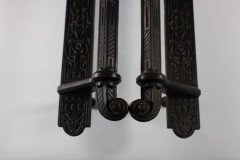 Dr C Dresser, Made by Kenrick & Sons. a Pair of Arts & Crafts Aesthetic Cast Iron Door Handles - Thumbnail 10