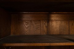 Shapland and Petter. A quality Glasgow style Arts and Crafts oak Hall cupboard - Thumbnail 12