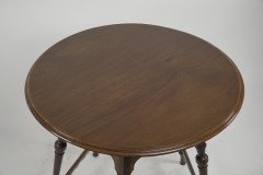 Collinson & Lock, Style of E W Godwin Pair of Aesthetic Movement Circular Tables - Thumbnail 5