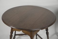 Collinson & Lock, Style of E W Godwin Pair of Aesthetic Movement Circular Tables - Thumbnail 6