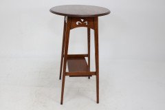 Liberty & Co., An Arts Crafts Oak Oval Top Side Table - Thumbnail 7