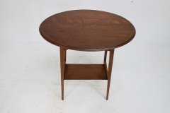 Liberty and Co. an Arts Crafts Oak Oval Top Side Table - Thumbnail 9