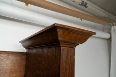 Shapland and Petter. A quality Glasgow style Arts and Crafts oak Hall cupboard - Thumbnail 21
