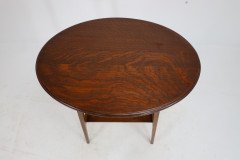 Liberty & Co., An Arts Crafts Oak Oval Top Side Table - Thumbnail 12