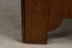 Shapland and Petter. A quality Glasgow style Arts and Crafts oak Hall cupboard - Thumbnail 26