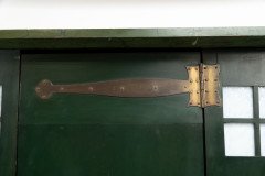 C. R. Mackintosh Guthrie & Wells, Glasgow School Stained Green Cypress Wardrobe - Thumbnail 16